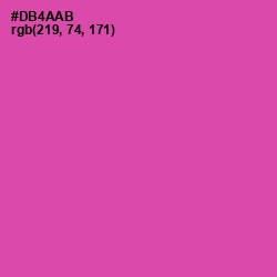 #DB4AAB - Brilliant Rose Color Image