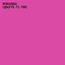 #DB4BA6 - Brilliant Rose Color Image