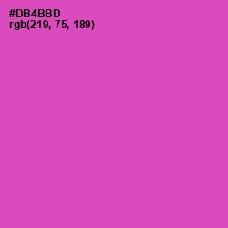 #DB4BBD - Brilliant Rose Color Image