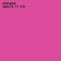 #DB4D9B - Mulberry Color Image