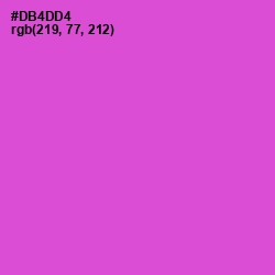 #DB4DD4 - Fuchsia Pink Color Image