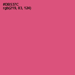 #DB537C - Cranberry Color Image