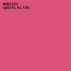 #DB537D - Cranberry Color Image