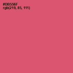 #DB556F - Cranberry Color Image