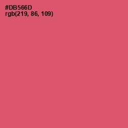 #DB566D - Cranberry Color Image