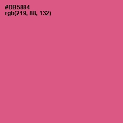 #DB5884 - Mulberry Color Image