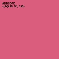 #DB5D7D - Cranberry Color Image