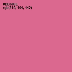 #DB688E - Charm Color Image