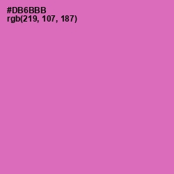 #DB6BBB - Hopbush Color Image