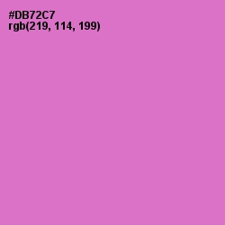 #DB72C7 - Orchid Color Image