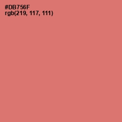 #DB756F - Japonica Color Image