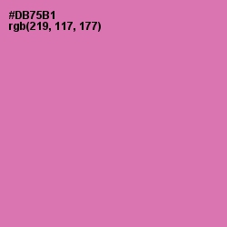 #DB75B1 - Hopbush Color Image
