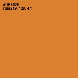 #DB802F - Brandy Punch Color Image