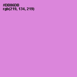 #DB86DB - Light Orchid Color Image