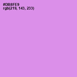 #DB8FE9 - Lavender Magenta Color Image