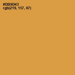 #DB9D43 - Tussock Color Image