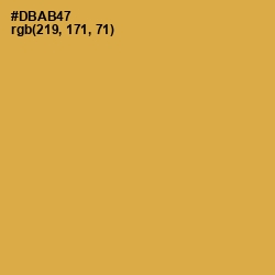 #DBAB47 - Roti Color Image