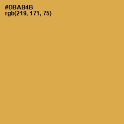 #DBAB4B - Roti Color Image
