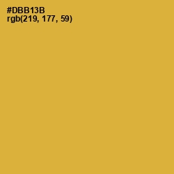 #DBB13B - Old Gold Color Image