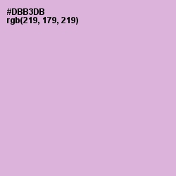 #DBB3DB - Thistle Color Image