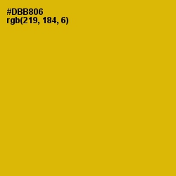 #DBB806 - Galliano Color Image