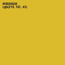 #DBBB2B - Old Gold Color Image