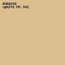 #DBBF8E - Straw Color Image