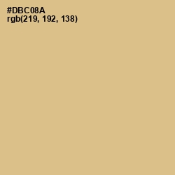 #DBC08A - Brandy Color Image