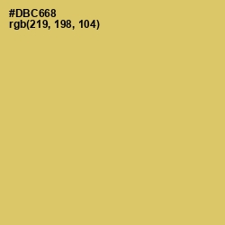 #DBC668 - Tacha Color Image