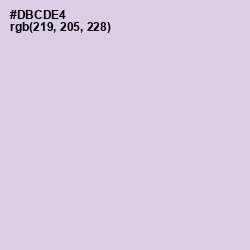 #DBCDE4 - Prelude Color Image