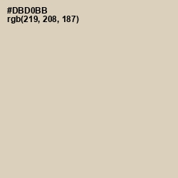 #DBD0BB - Sisal Color Image