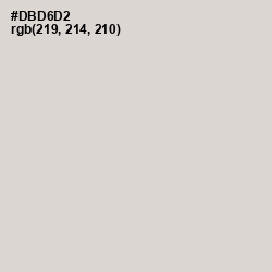 #DBD6D2 - Swiss Coffee Color Image