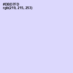 #DBD7FD - Fog Color Image