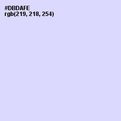#DBDAFE - Fog Color Image