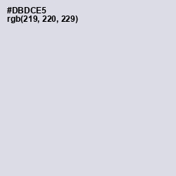 #DBDCE5 - Geyser Color Image