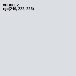 #DBDEE2 - Geyser Color Image