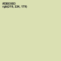 #DBE0B3 - Caper Color Image