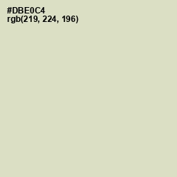 #DBE0C4 - Beryl Green Color Image