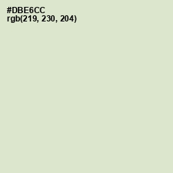 #DBE6CC - Beryl Green Color Image