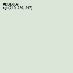#DBE6D9 - Zanah Color Image