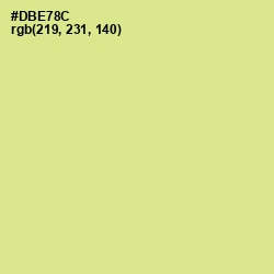 #DBE78C - Wild Rice Color Image