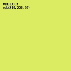 #DBEC63 - Yellow Green Color Image