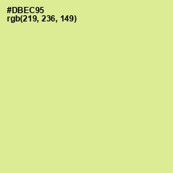 #DBEC95 - Primrose Color Image