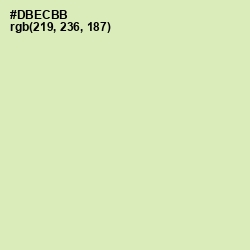 #DBECBB - Caper Color Image