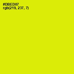 #DBED07 - Chartreuse Yellow Color Image