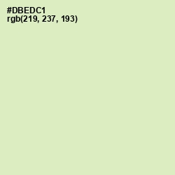 #DBEDC1 - Beryl Green Color Image