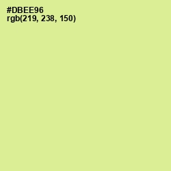 #DBEE96 - Primrose Color Image