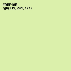 #DBF1AB - Caper Color Image