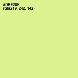 #DBF28E - Mindaro Color Image