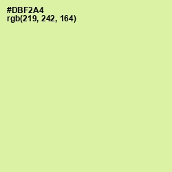 #DBF2A4 - Gossip Color Image